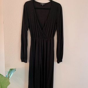 Lulus mid length black dress